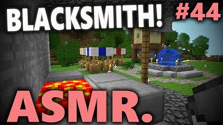 Minecraft Beta ASMR  Building the blacksmith [upl. by Eivol377]