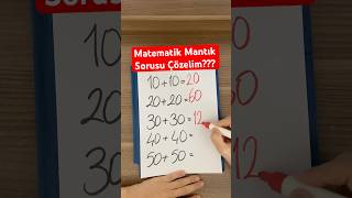 Mantık sorusu⁉️maths 2024yks matematik tyt ayt dgs yks matematika shorts keşfet kesfet [upl. by Aihseya732]