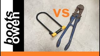 Onguard bike lock Vs bolt cutters who is tougher [upl. by Rothschild]