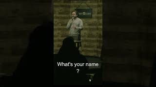 Video about something funny with a comedian telling jokes at a comedy club comedy standupcomedy [upl. by Leibarg356]