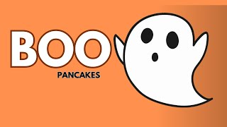 Easy BOO pancakes 👻 asmrfood pancakes halloween tutorial drawing cooking howto recipe [upl. by Enelec969]