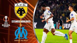 AEK Athens vs Marseille Extended Highlights  UEL Group Stage MD 4  CBS Sports Golazo [upl. by Ahsiel701]