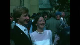 Skipton Wedding at St Stephens Church 1981 [upl. by Eicyac9]