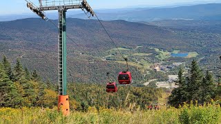 Gondola Ride from Stowe Resort to the Cliff House Restaurant [upl. by Coletta]