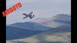 A10 Strafing Runs Yukon Training Area [upl. by Ameerahs]