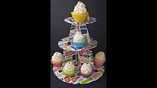 DIY Cupcake Organizer  DIY Cupcake Stand  DIY Cupcake Holder Using Cardboard [upl. by Aikan]