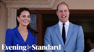 Royal Tour William and Kate all smiles as they arrive in Caribbean despite visit opposition [upl. by Yenduhc37]