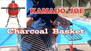 Kamado Joe Charcoal Basket amp Cover Review [upl. by Iggep]