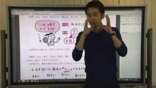 【解説授業】中学英語をもう一度ひとつひとつわかりやすく。 01 「主語」と「動詞」とは？ [upl. by Ennaeirb511]