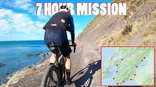 7 Hour Gravel Ride Around The COAST of WELLINGTON [upl. by Adnylg241]