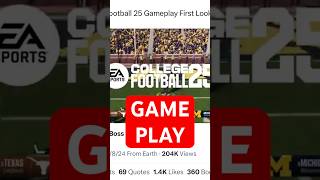 First Look EA Sports College Football 25 Gameplay Review 🎮🏈 [upl. by Posner]