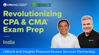 Revolutionizing CPACMA Exam Prep in India UWorld amp Insights Financial Review Services Partnership [upl. by Russi859]