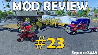 Farming Simulator 19 Mod Review 23 Polaris 2 Seater Western Stars Moving Trailer Greenhouses [upl. by Floridia]