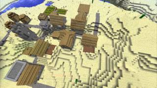 Minecraft Generated Structures NPC Villages [upl. by Nalorac193]