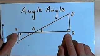 Triangle Similarity  SSS SAS and AA 128228 [upl. by Gerson]