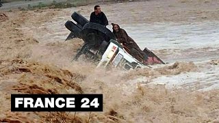 Inondations au MAROC  au moins 28 morts dans des précipitations dintensité quotexceptionnellequot [upl. by Olaf]