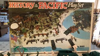 Marx No 4164 History in the Pacific Iwo Jima Playset from 1972 [upl. by Atiseret]