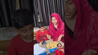 Pizza 🍕 Kaise open kare pizza comedy funny fun food ytshorts cutebaby [upl. by Archibald211]