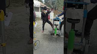 Asphalt road core cutter test [upl. by Ahsap]