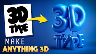 3D Text Effect in Photoshop amp Firefly  Tutorial [upl. by Bilski]