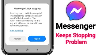 Messenger Keeps Stopping Problem 2024  Fix Messenger Keeps Stopping Problem [upl. by Nisior]