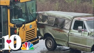 Knox County school bus involved in crash [upl. by Goer]