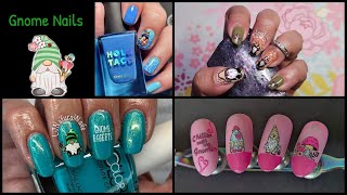 Gnome Nail Art  Moyra Supersizer Stamper [upl. by Gereron]