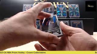 Break 084 202324 NBA Prizm Hobby  Crown Collectables [upl. by Follmer]