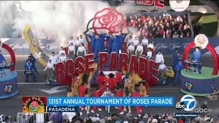 Rose Parade 2020 Colorful floats marching bands fill the streets of Pasadena  ABC7 [upl. by Yniffit]