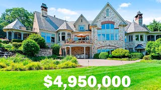 Overview of a luxurious and expensive mansion in the Harrisburg area of Pennsylvania for 4950000 [upl. by Genie]