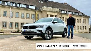 VW Tiguan eHybrid Facelift 2021 Plugin Hybrid SUV im Test Review Fahrbericht [upl. by Angadresma]