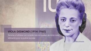 Le nouveau billet canadien de 10  orné du portrait de Viola Desmond [upl. by Arved]