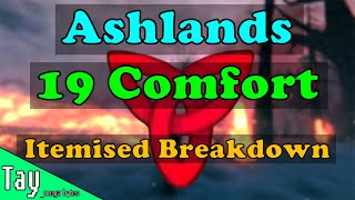 Ashlands Maximum Comfort Level 19  Itemised Breakdown for Valheim [upl. by Adnilre730]