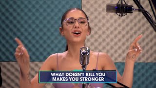 Ariana sings ‘Stronger What Doesnt Kill You’ on That’s My Jam [upl. by Evars]