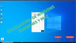 quotCalculadora de Windowsquot personalización con ejemplos básicosvideo 7 [upl. by Enelyad]