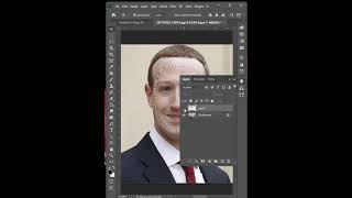 Easily change face in Photoshop photoshop shorts shortsvideo viralvideo adobe changefacereels [upl. by Enialem]