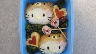 Kyaraben Kitty amp Rilakkuma（キャラ弁 キティ＆リラックマ） [upl. by Photima]