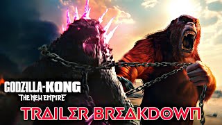 Godzilla x Kong The New Empire Trailer Breakdown In Hindi  Scar King Vs Godzilla [upl. by Kinch631]