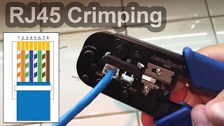 RJ45 connector color code in Hindi  Lan cable tester how to use  rj45 crimping tutorial [upl. by Donahoe]