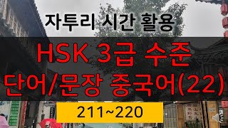 HSK 3급 수준 단어문장 10220  HSK Level 3 WordsSentences 10220 [upl. by Landon]