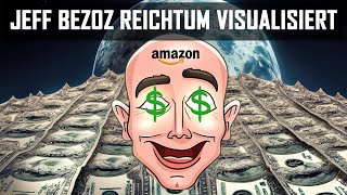 Dollars 30x zum Mond und zurück Jeff Bezos Vermögen visualisiert [upl. by Analos]