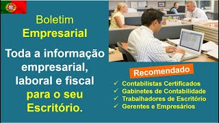 Apresentação e Conteúdo do Portal online do Boletim Empresarial [upl. by Mogerly]