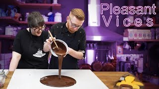 How to make a chocolate bar with a twist I Pleasant Vices Recipe [upl. by Ellenet]