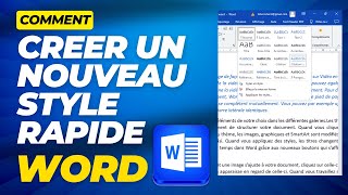 Comment faire la Mise en Forme Automatique et Rapide dans Microsoft Office Word style de paragraphe [upl. by Myer]