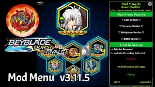 Beyblade Burst Rivals v3115 Mod Menu Lastest Version Apk Download  Beyblade Burst Rivals Mod Apk [upl. by Llen]