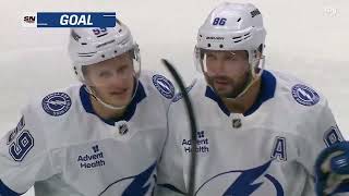 Nikita Kucherovs goal vs Senators from Hedmans pass 19 oct 2024 [upl. by Nylirad220]