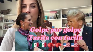 Tú pegas México responde Claudia Sheinbaum a Trump Carta desde Palacio Paralelos con AMLO Costos [upl. by Repard509]