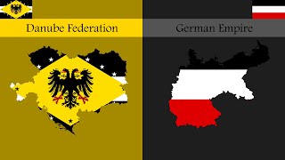 Danubian Federation vs German Empire  Country Comparison PAX EUROPAEA Lore [upl. by Nealah]