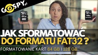 JAK SFORMATOWAĆ KARTĘ SD 64128GB DO FORMATU FAT32  SPRAWDŹ U NAS  GOSPYPL [upl. by Morly]