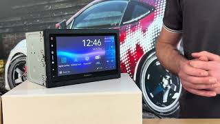 Pioneer SPHDA77DAB Wireless Apple CarPlay and Android Auto review and run down [upl. by Nosemyaj217]